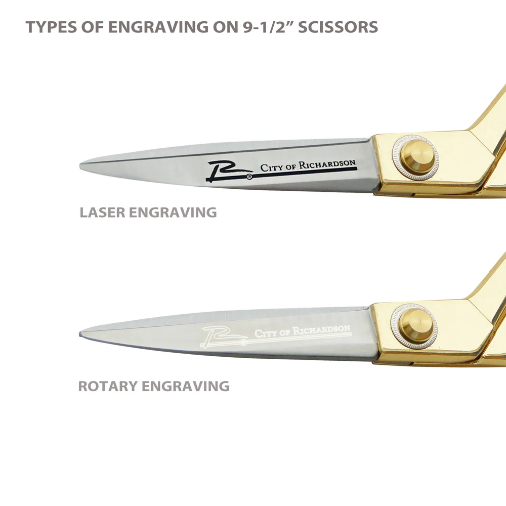 9-1/2" Gold Ceremonial Ribbon Cutting Scissors - Image 13
