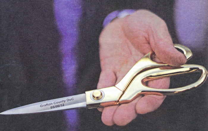 9-1/2" Gold Ceremonial Ribbon Cutting Scissors - Image 18