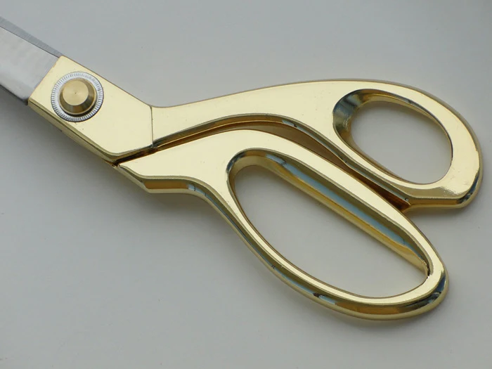 9-1/2" Gold Ceremonial Ribbon Cutting Scissors - Image 5