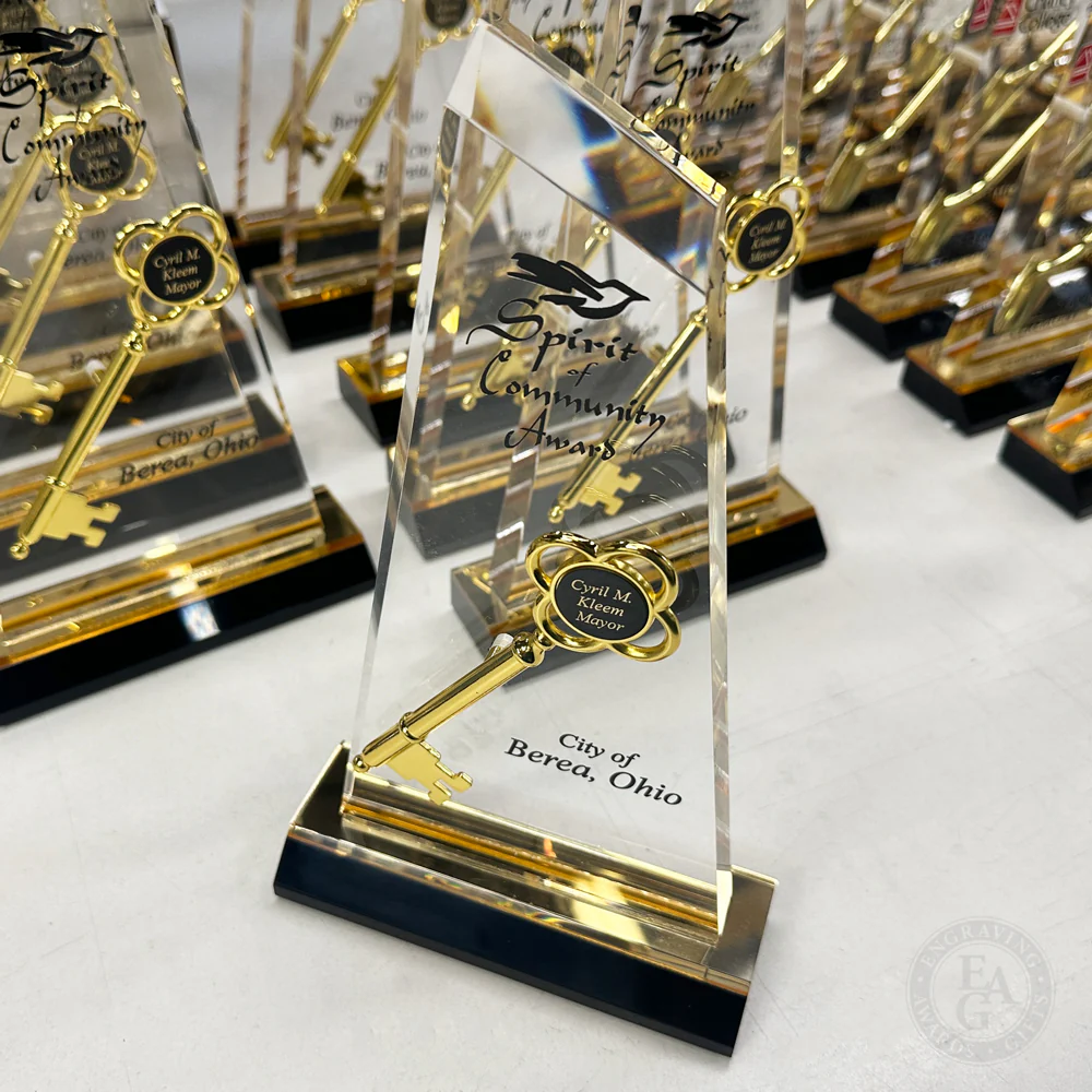 Ceremonial Acrylic Key Award - Image 11