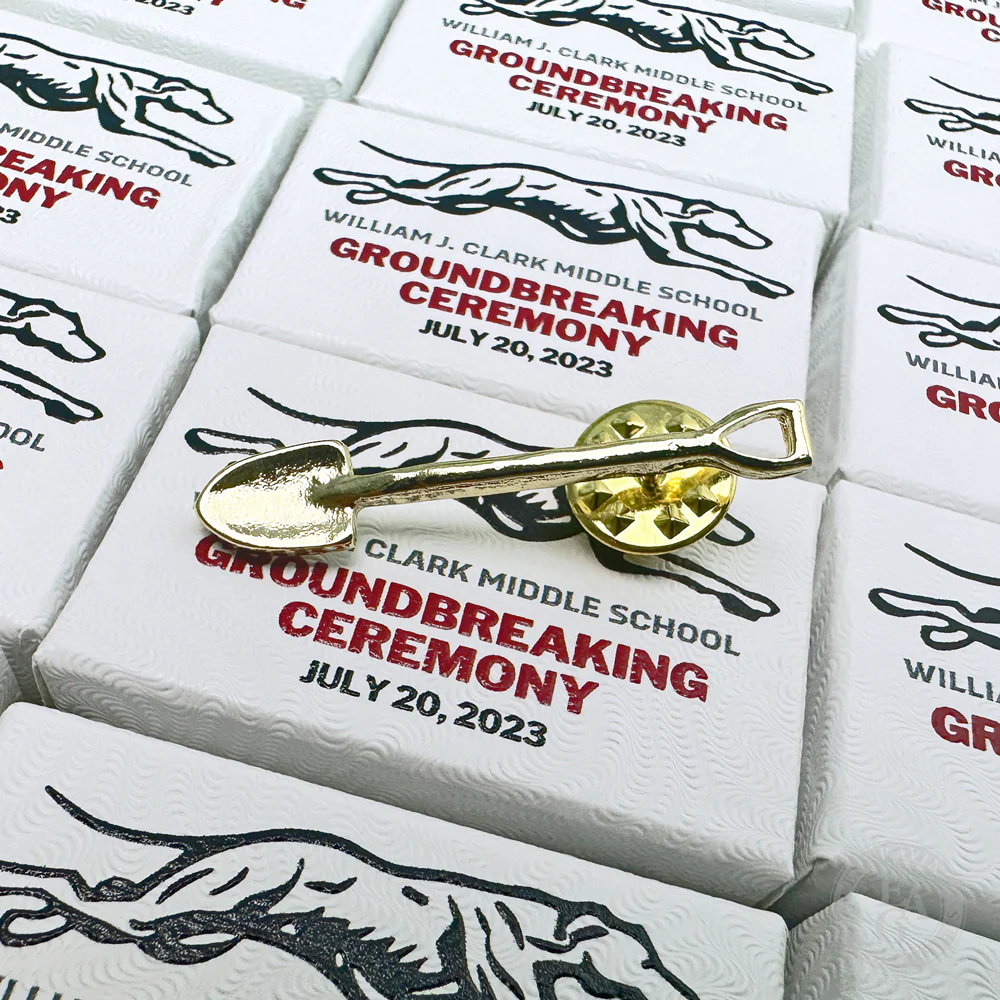 Ceremonial Groundbreaking Shovel Lapel Pins - Image 9