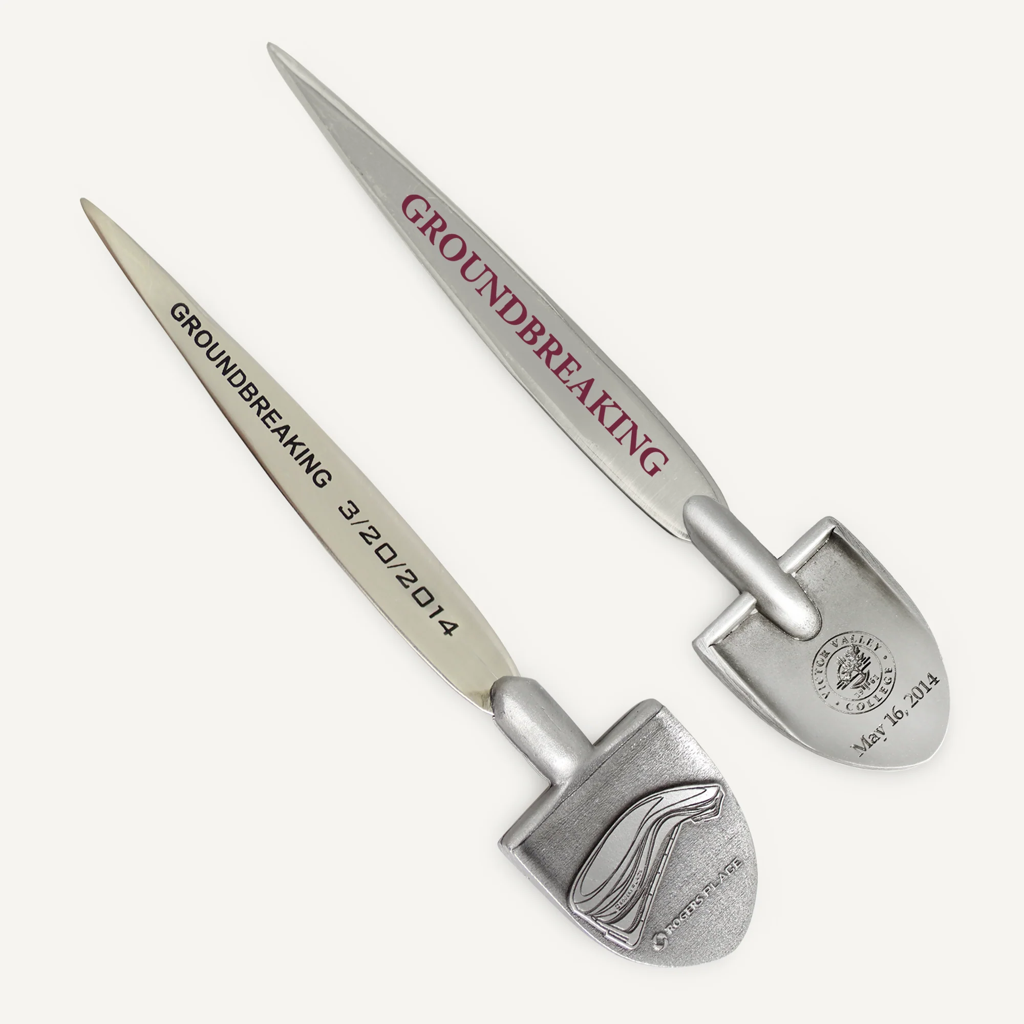 Custom Cast Shovel Letter Opener - B Style