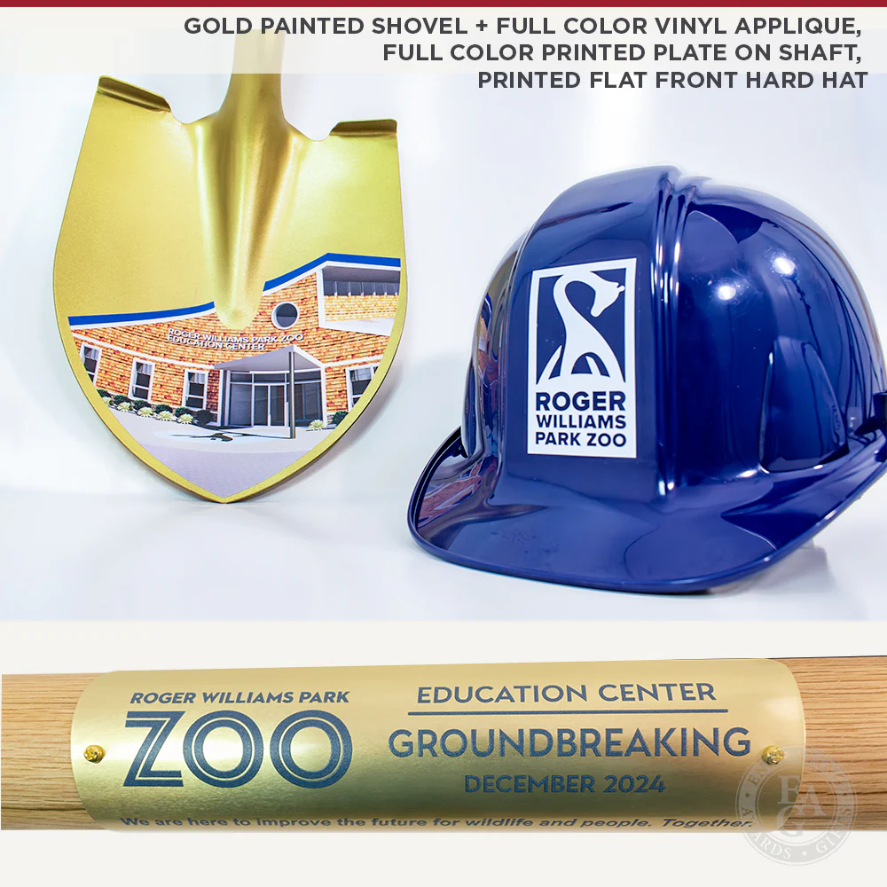 Custom Painted Ceremonial Groundbreaking Shovel - D-Handle - Image 14