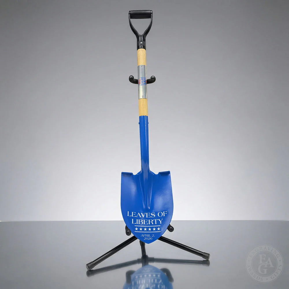 Custom Painted Ceremonial Groundbreaking Shovel - D-Handle - Image 54