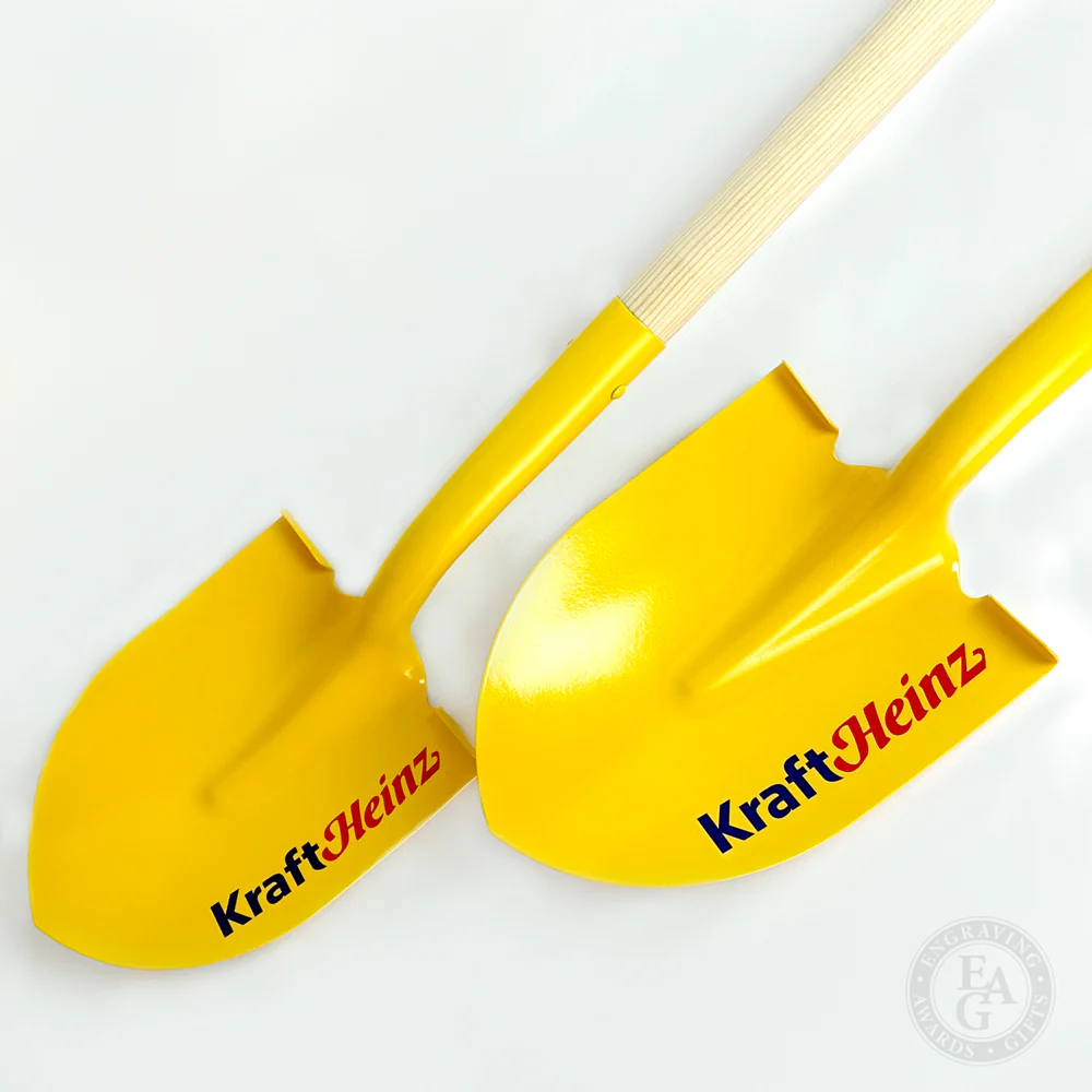 Custom Painted Ceremonial Groundbreaking Shovel - Long Handle - Image 12