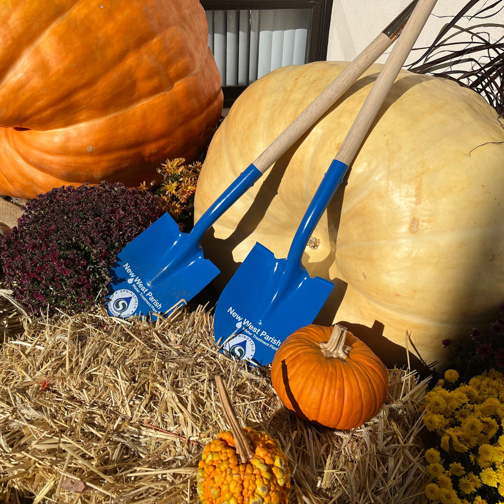 Custom Painted Ceremonial Groundbreaking Shovel - Long Handle - Image 14