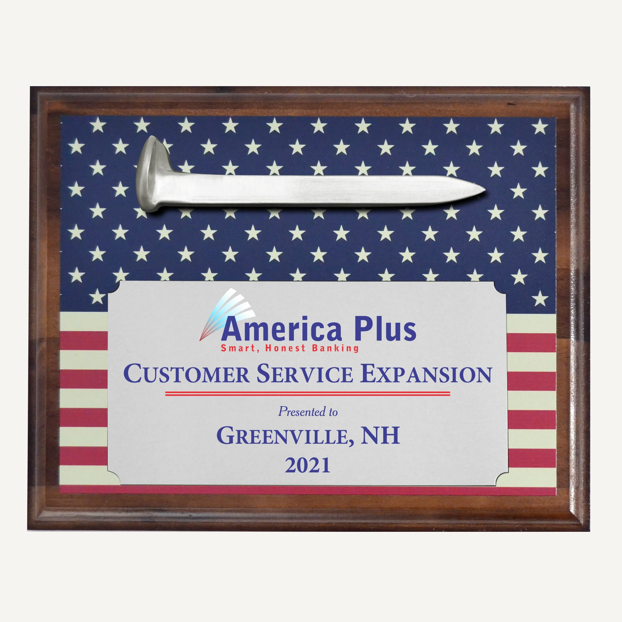 Custom Printed Ceremonial Railroad Spikes Plaques - Image 3