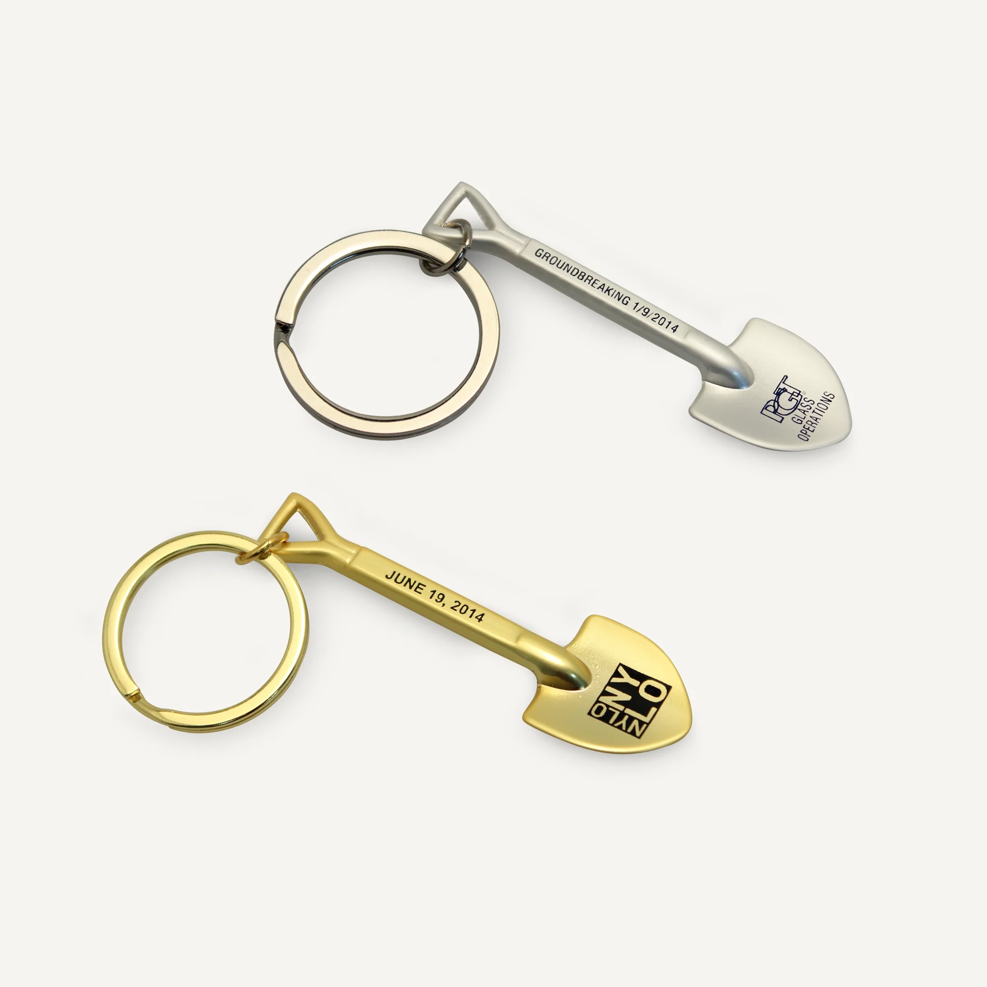 Die Cast Shovel Keychains - Image 2