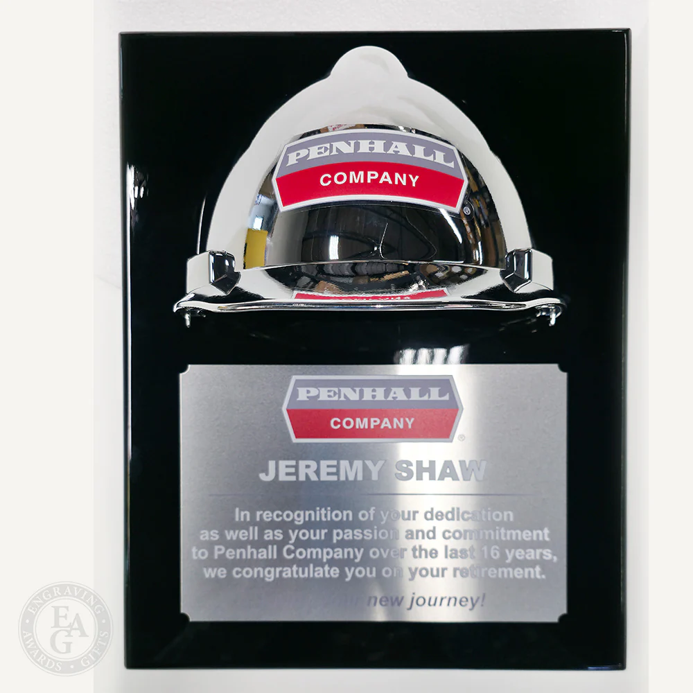 Full Size Hard Hat Plaque - Image 6