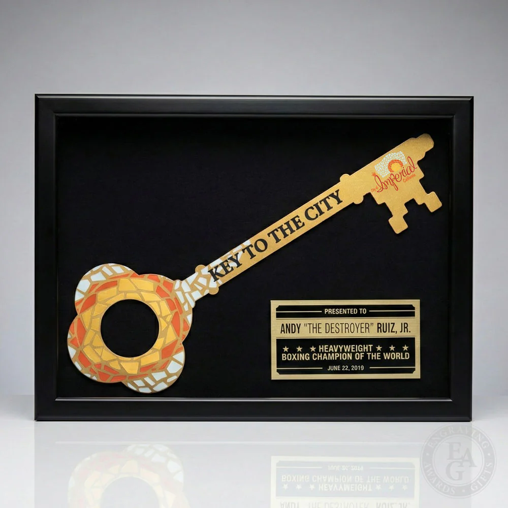 Giant Ceremonial Key Display Case - Black Finish - Image 5