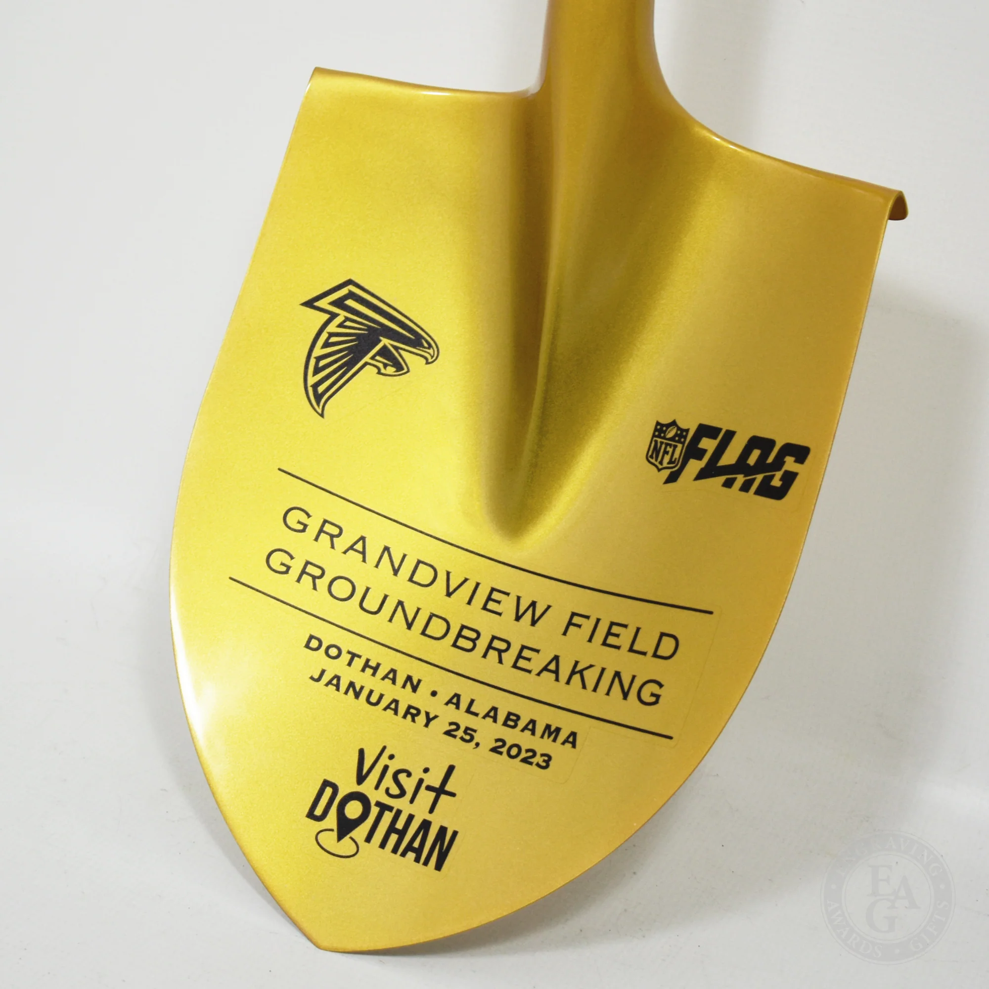 Gold Finish Ceremonial Groundbreaking Shovel - D-Handle - Image 31