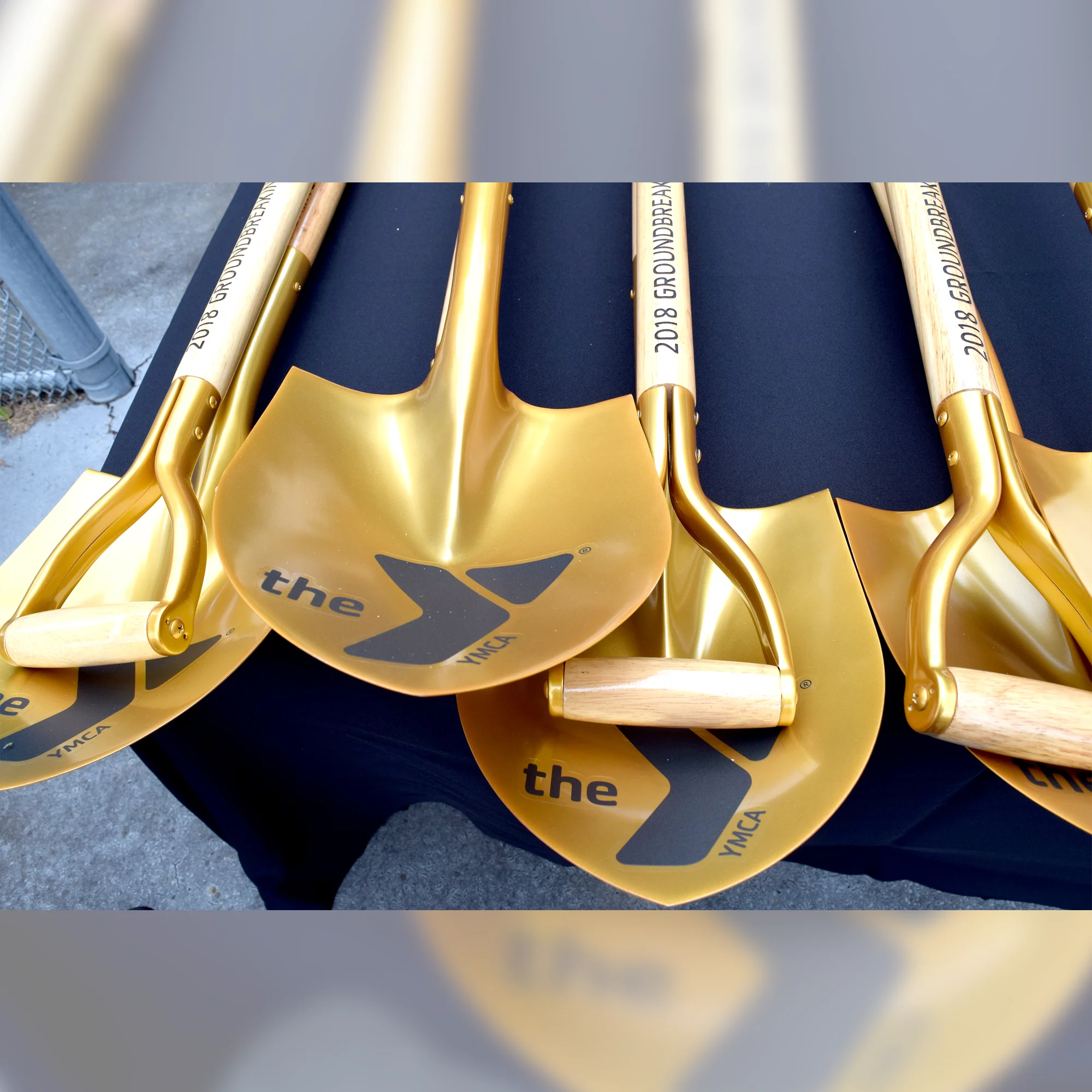 Gold Finish Ceremonial Groundbreaking Shovel - D-Handle - Image 45