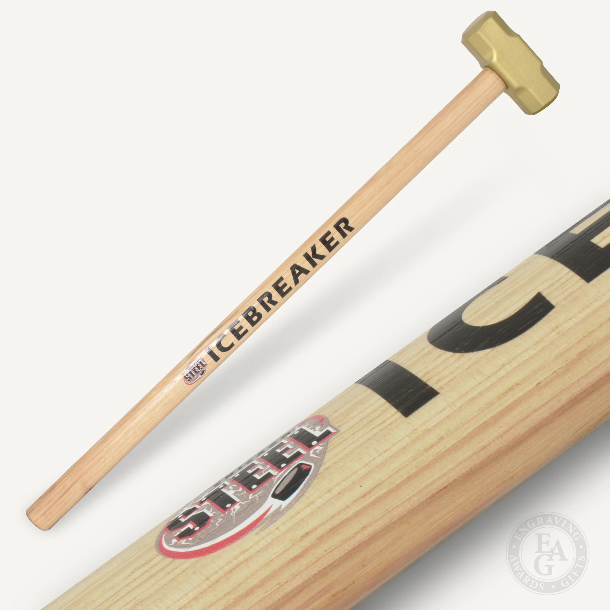 Gold Painted Ceremonial Sledgehammer - Image 8