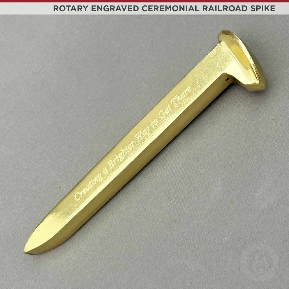 Gold Plated Ceremonial Railroad Spikes with Gift Boxes - Image 13