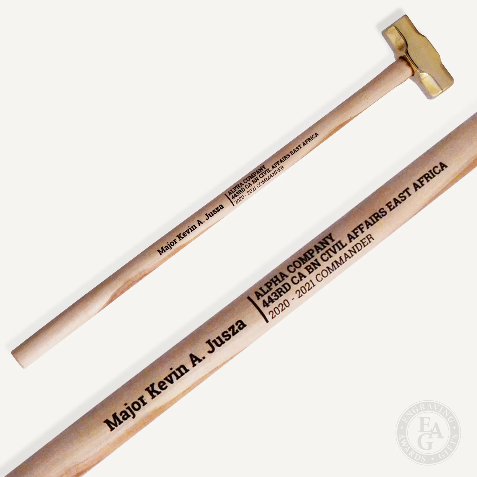 Gold Plated Ceremonial Sledgehammer - Image 11