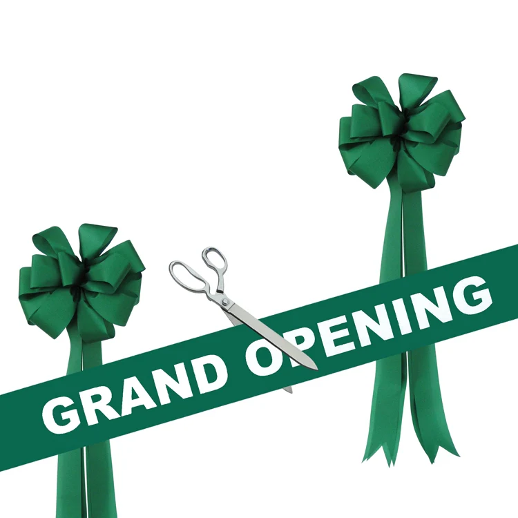 Grand Opening Kit - 15" Chrome Ceremonial Scissors - Image 3