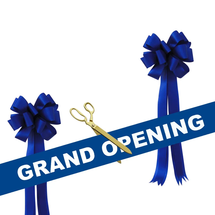 Grand Opening Kit - 15" Gold Ceremonial Scissors - Image 3
