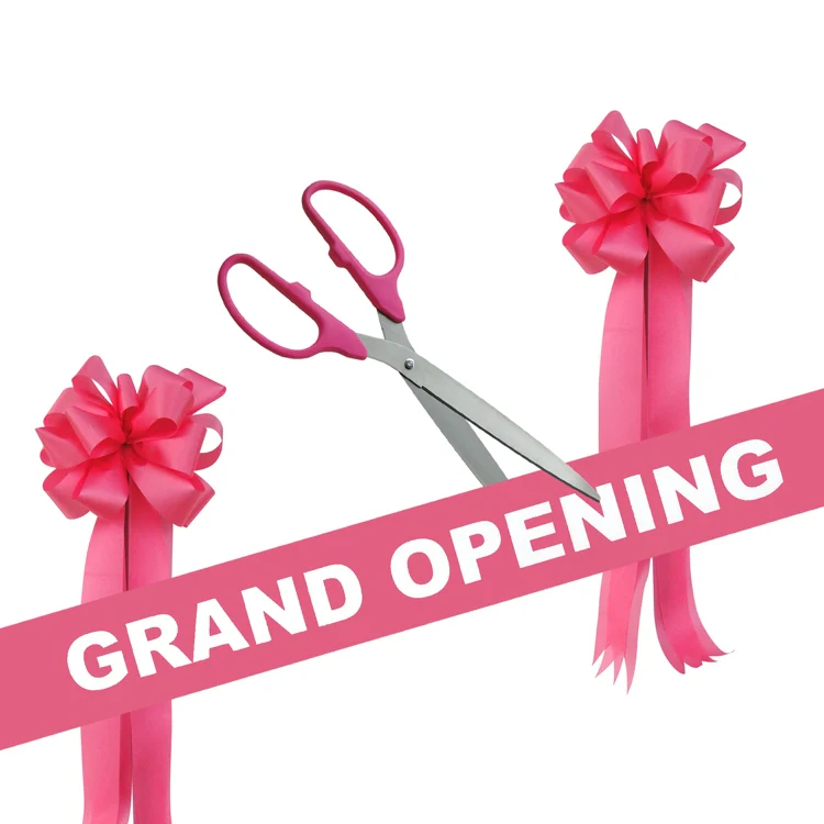 Grand Opening Kit - 25" Ribbon Cutting Scissors with Silver Blades - Image 12