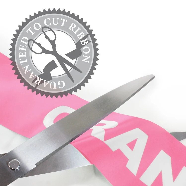 Grand Opening Kit - 25" Ribbon Cutting Scissors with Silver Blades - Image 13