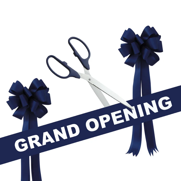 Grand Opening Kit - 25" Ribbon Cutting Scissors with Silver Blades - Image 9