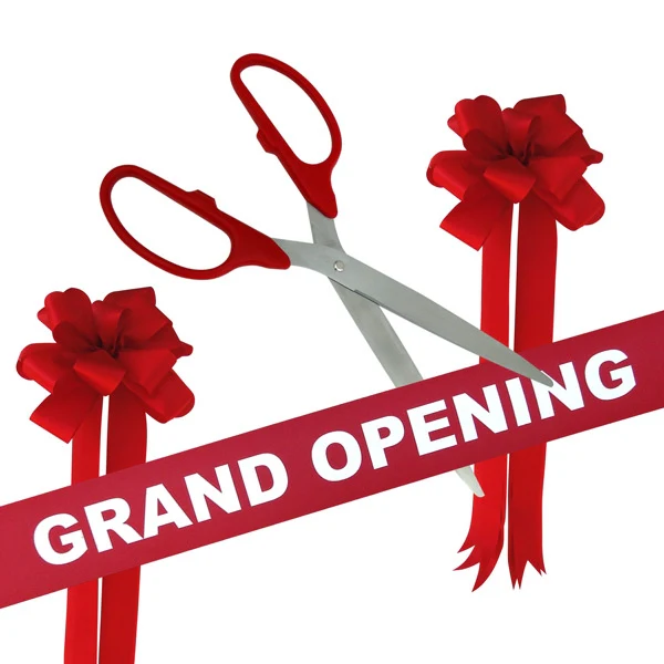 Grand Opening Kit - 36" Ribbon Cutting Scissors with Silver Blades - Image 5