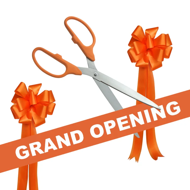 Grand Opening Kit - 36" Ribbon Cutting Scissors with Silver Blades - Image 7