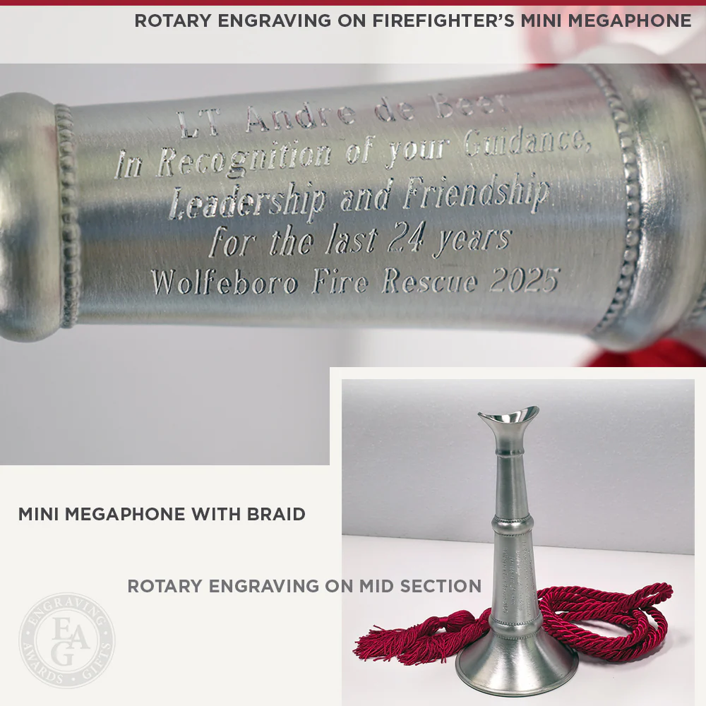 Mini Firefighters Megaphone with Braid - Image 4
