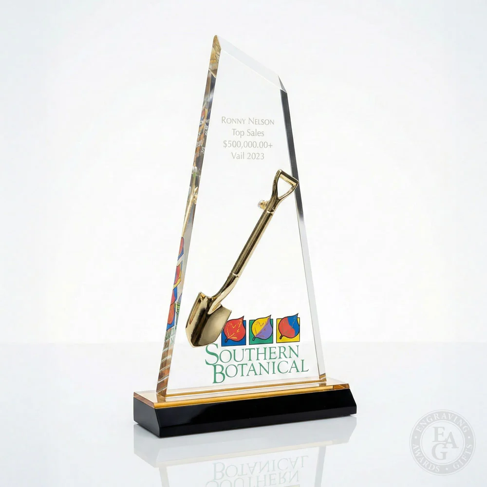 Miniature Shovel Acrylic Award - Image 10