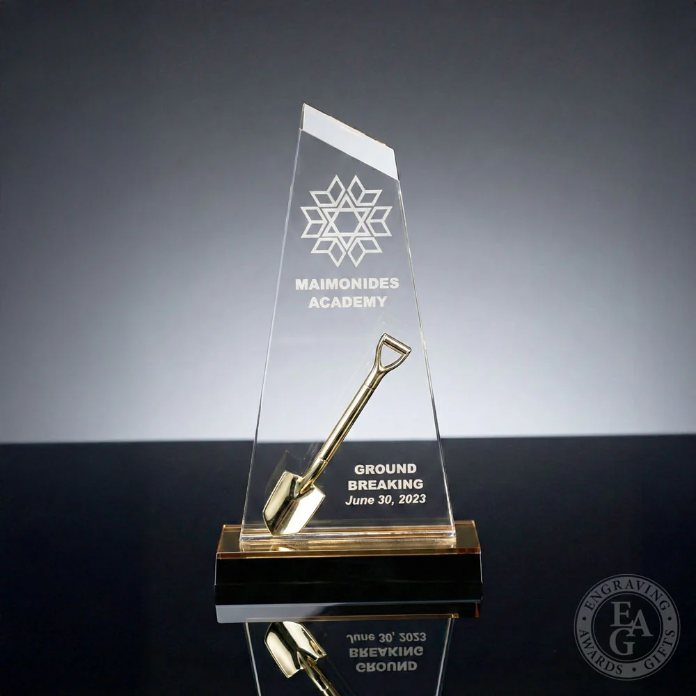 Miniature Shovel Acrylic Award - Image 11
