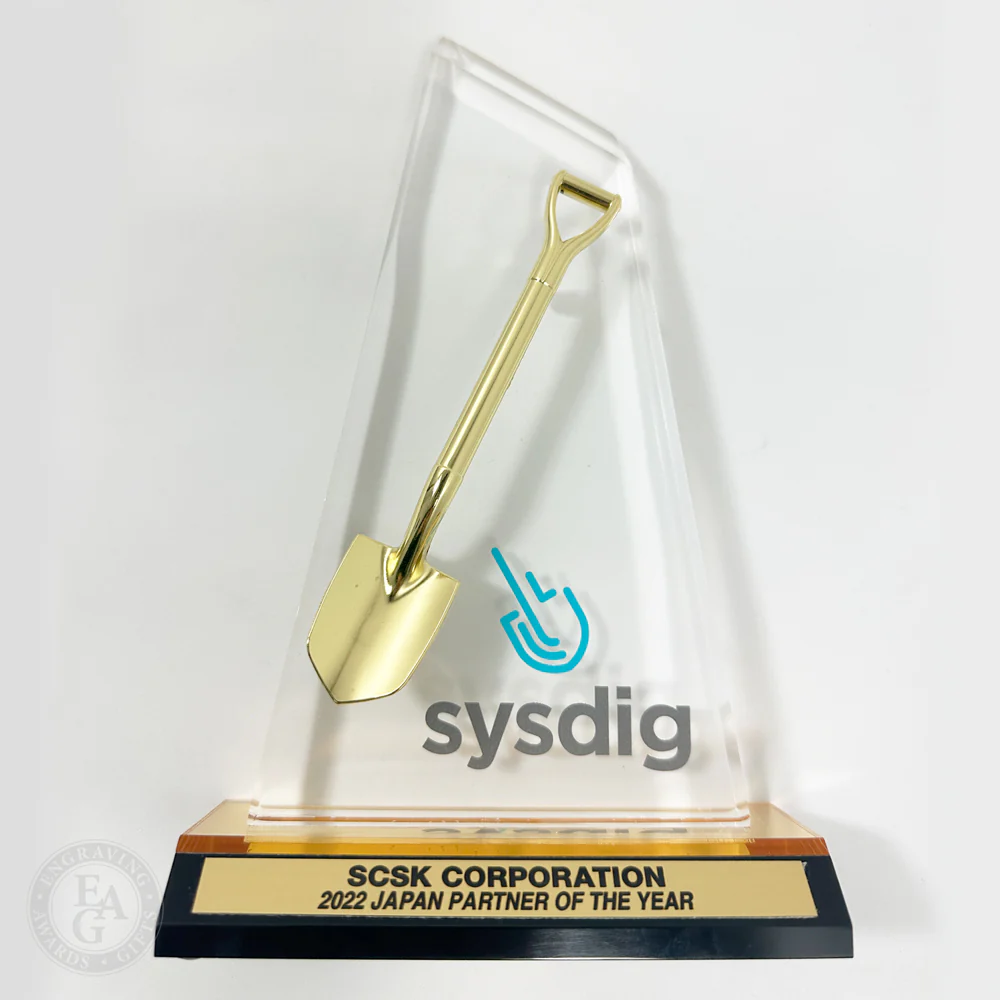 Miniature Shovel Acrylic Award - Image 7