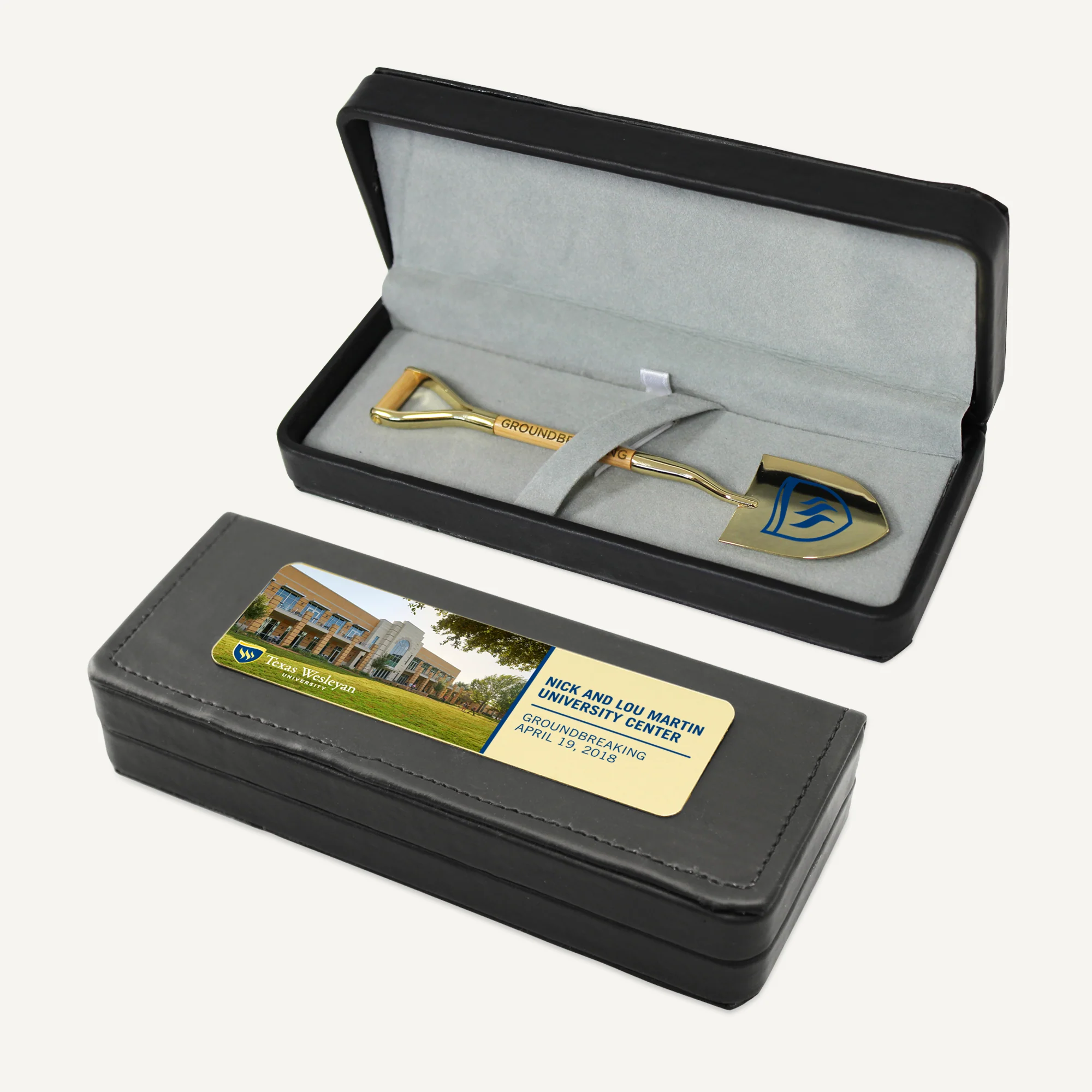 Presentation Case for Miniature Ceremonial Shovels