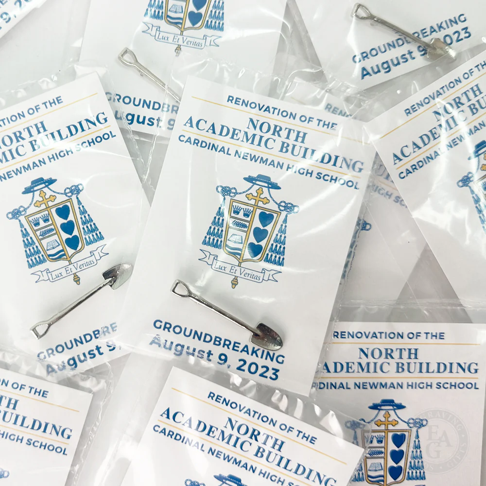 Shovel Lapel Pin Presentation Cards - Image 3