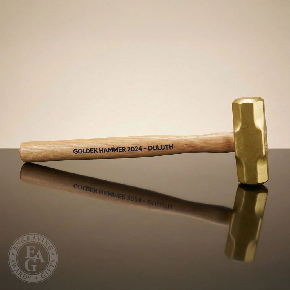 Small Gold Painted Sledgehammer - Image 7