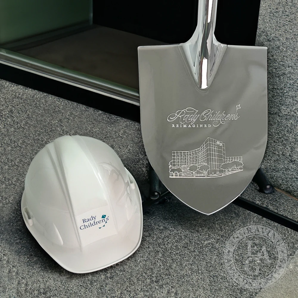 Specialty Chrome Plated Ceremonial Groundbreaking Shovel - D-Handle - Image 86