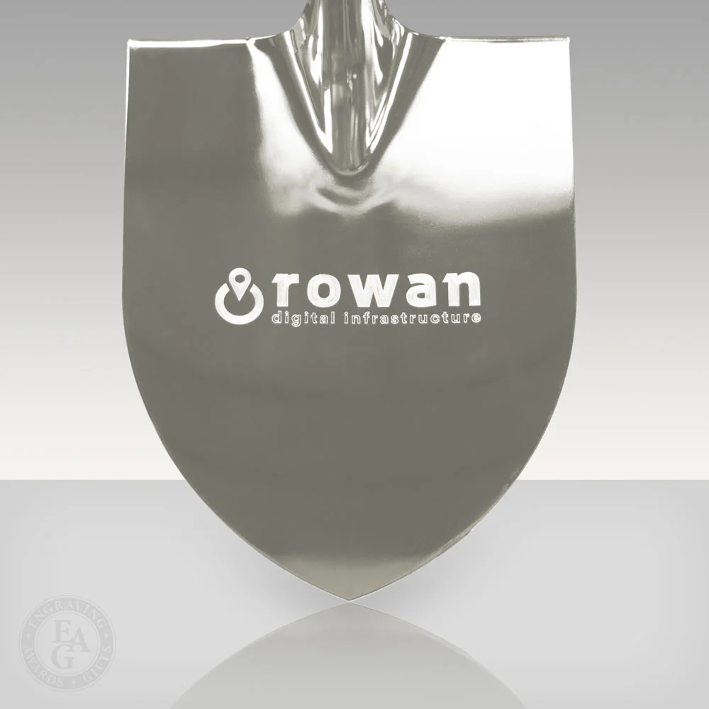 Specialty Chrome Plated Ceremonial Groundbreaking Shovel - D-Handle - Image 88