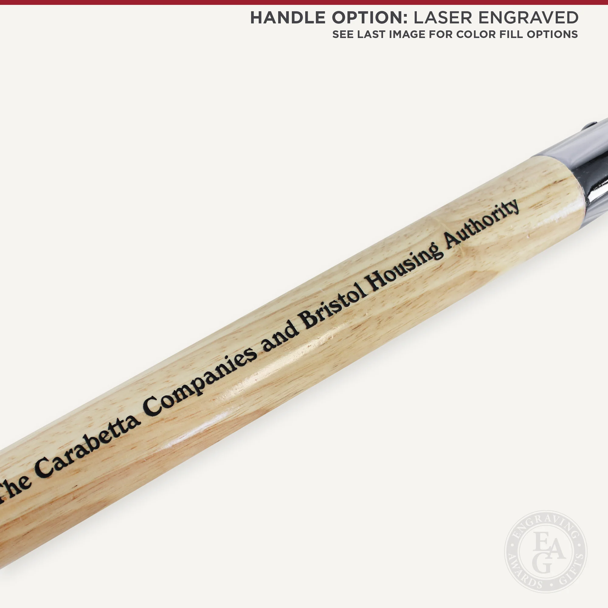 Traditional Chrome Plated Ceremonial Groundbreaking Shovel - Long Handle - Image 8